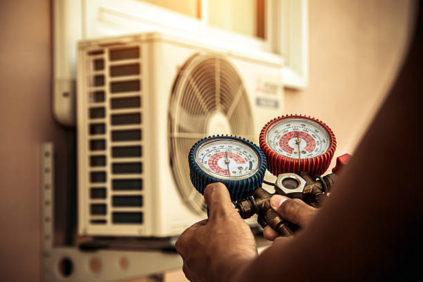 Professional Hvac technician working in Westhampton, NY